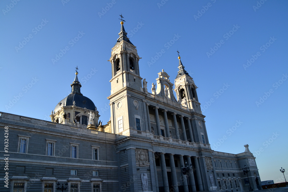 Cathedral in Madrid, Spain (Catedral de la Almudena)