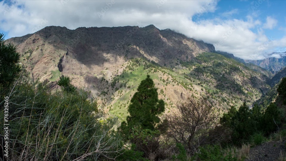 FullHD Time lapse, La Palma, Barranco De Las Angustias FullHD Time lapse, La Palma, Barranco De Las Angustias
