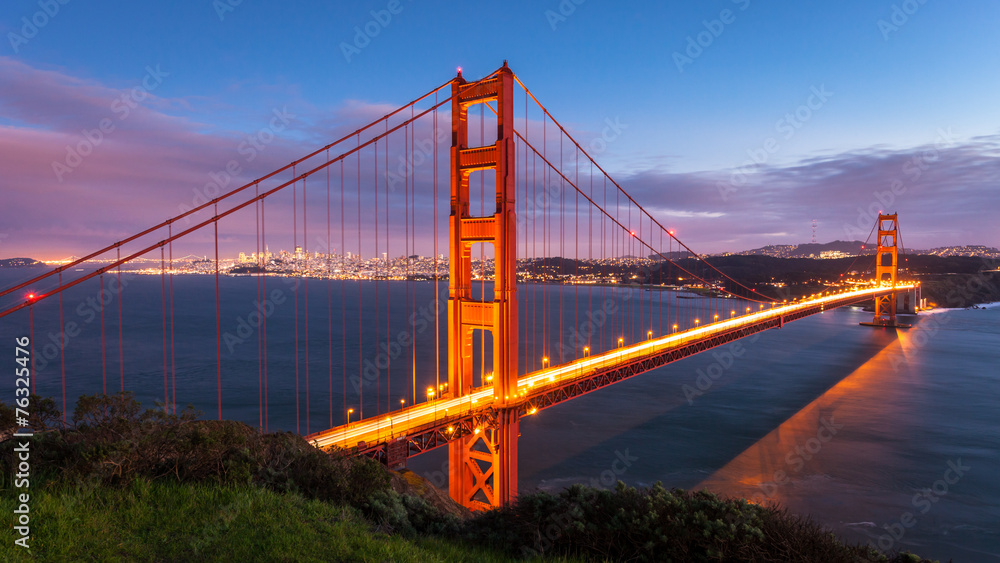 Golden Gate Bridge at Sunset