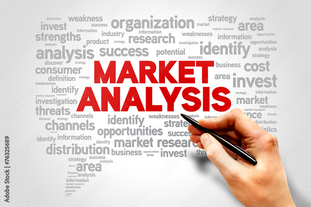 Market Analysis words cloud speech bubble concept Market Analysis words cloud speech bubble concept