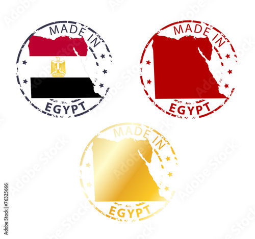 made in Egypt stamp