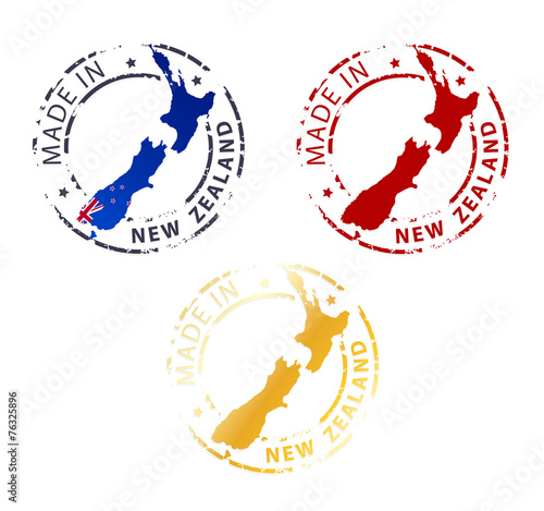 Free Download made in New Zealand stamp - GFXLoad