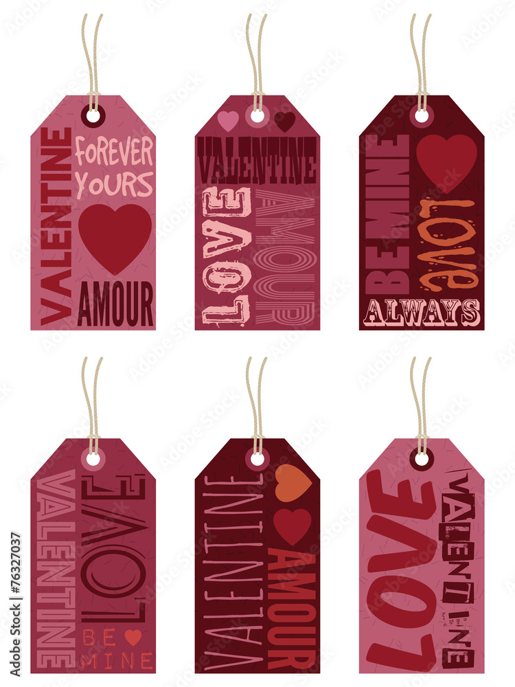 valentine labels