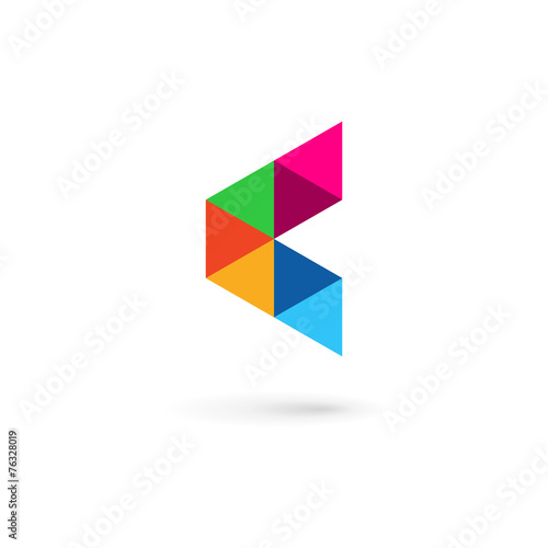 Free Download Letter C mosaic logo icon design template elements - GFXLoad