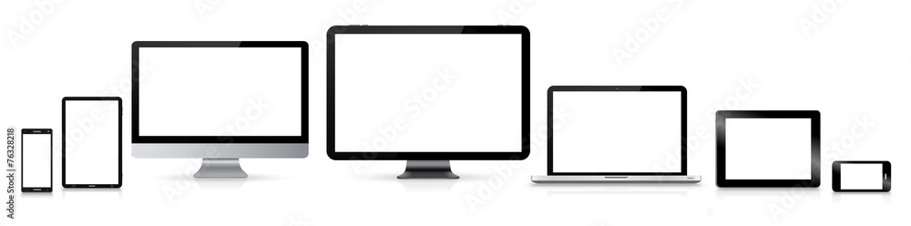Modern digital tech device collection Modern digital tech device collection