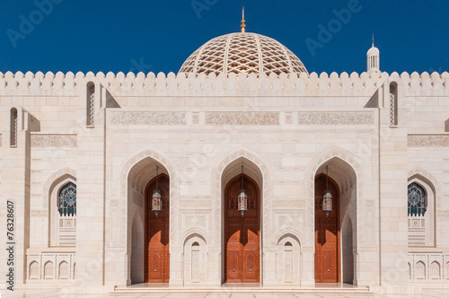 Wallpaper Mural Sultan Qaboos Mosque entrance to main prayer hall, Muscat, Oman Torontodigital.ca
