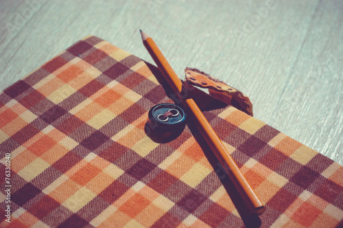 Foto Handcrafted notebook