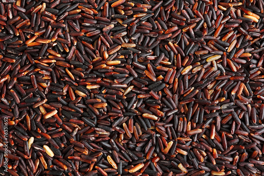 Black rice background