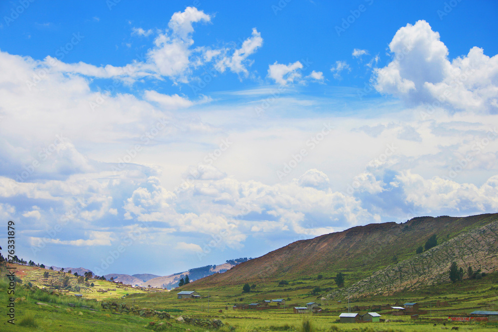 Rural scene Peru Puno