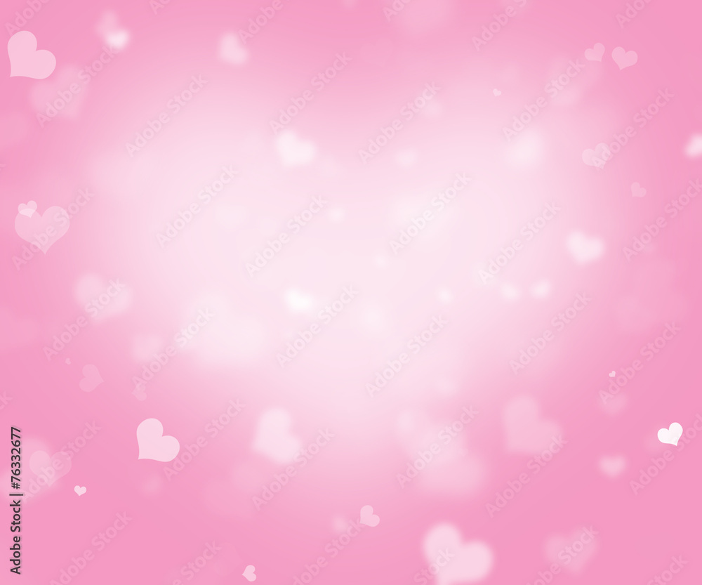 Soft Hearts for Valentines Day Background Design.