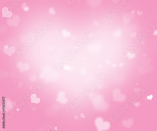 Soft Hearts for Valentines Day Background Design.