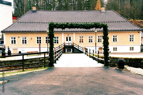 Long historical building photo