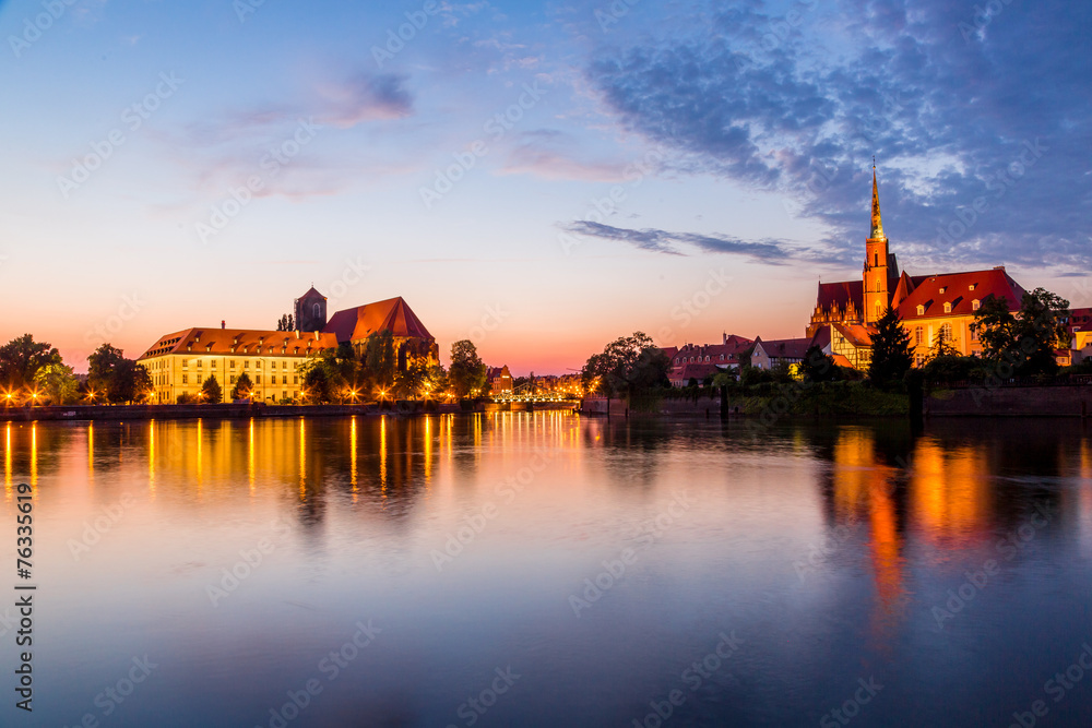 Wroclaw at night