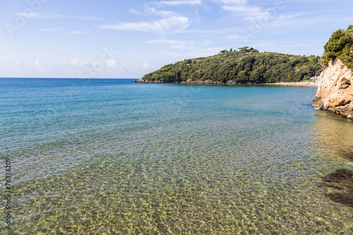 sandy beach in Lazio, Italy