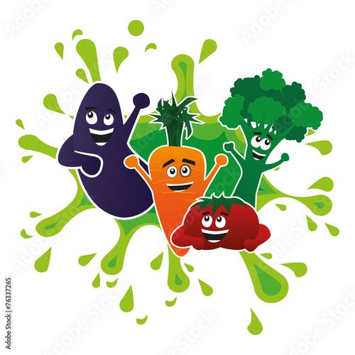 Happy Vegetables