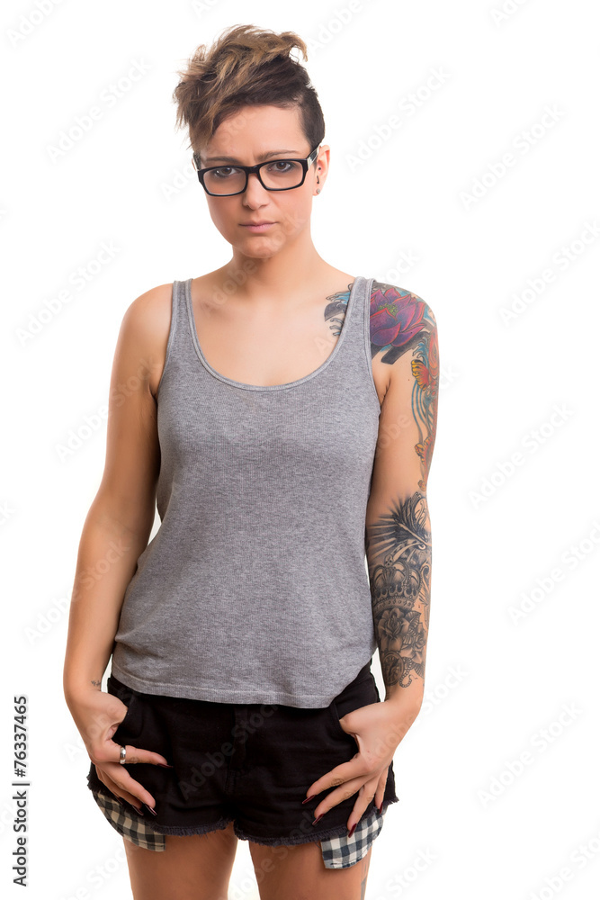 Tattooed Woman Tattooed Woman