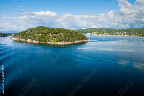 Landschaft vom Oslofjord
