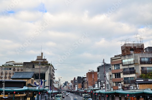 Wallpaper Mural 京都　四条通 Torontodigital.ca