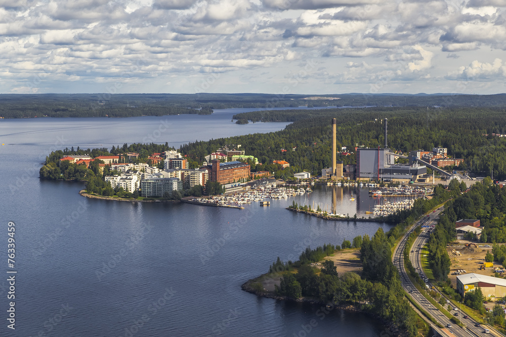 Obraz premium One of the areas of Tampere