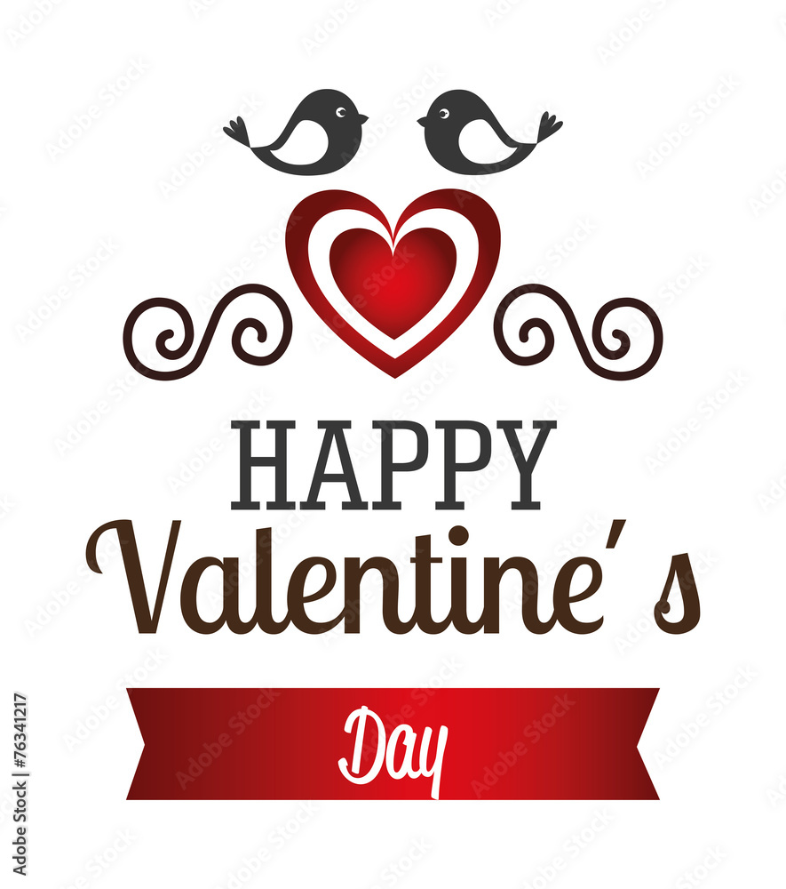 Fototapeta premium Valentines day, vector illustration.