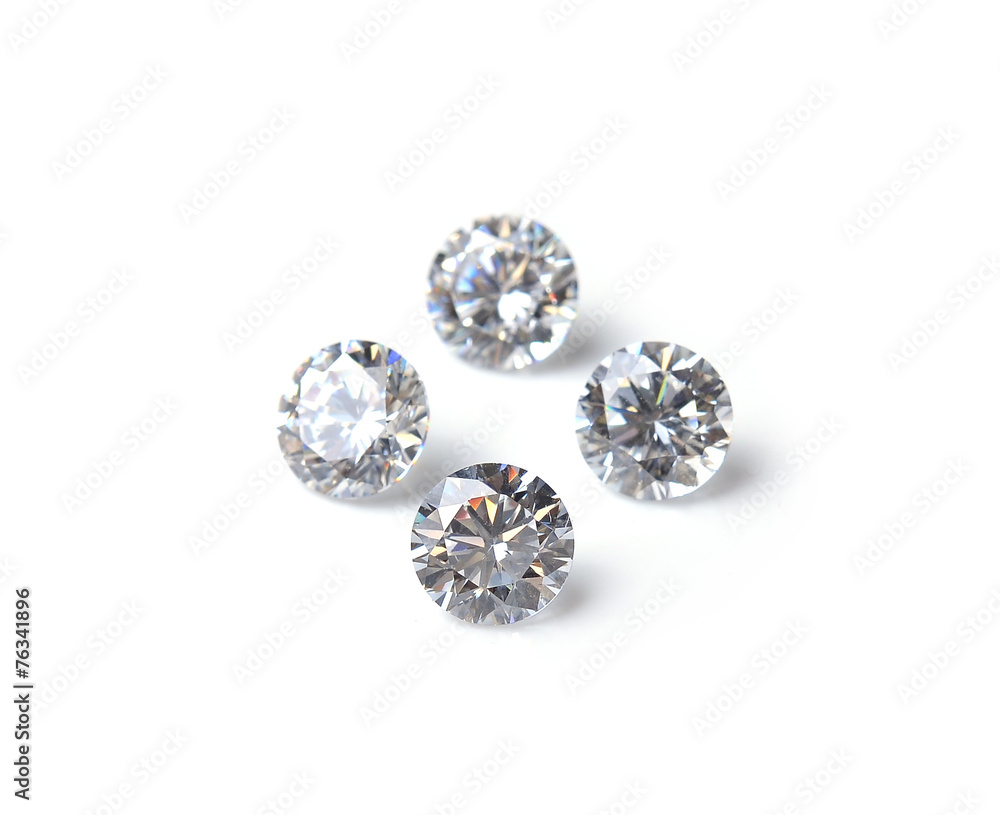 diamond isolated  on white background