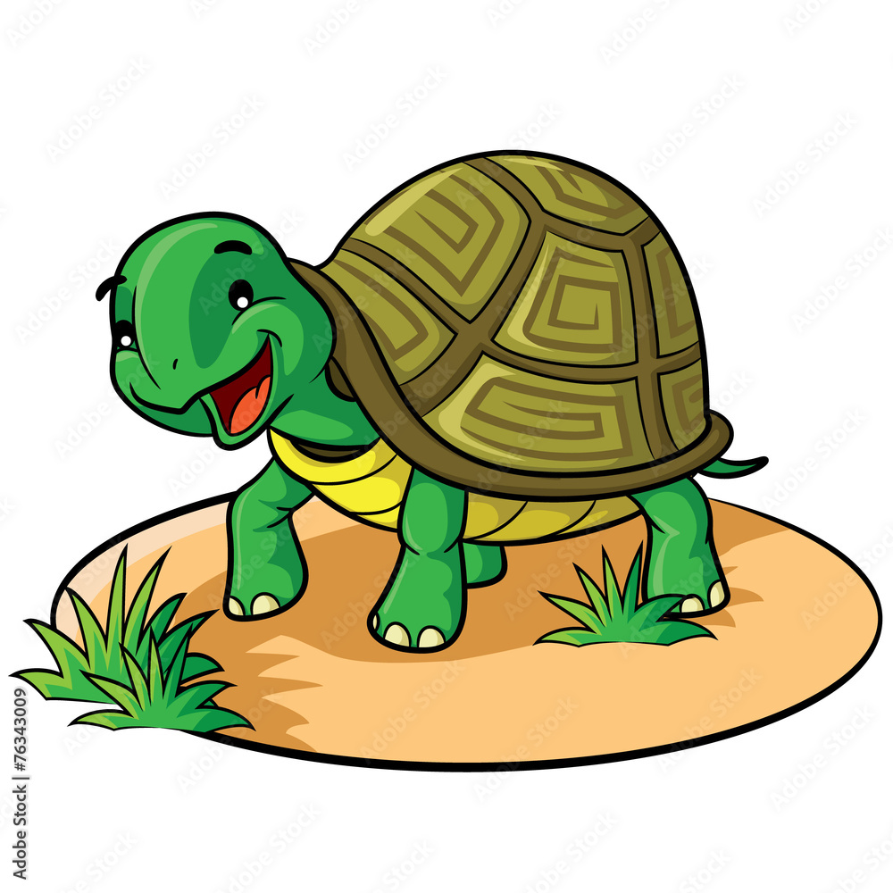 Obraz premium Turtle Cartoon