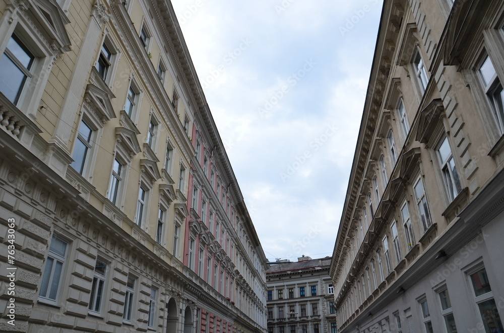 façades d'immeuble, Vienne 