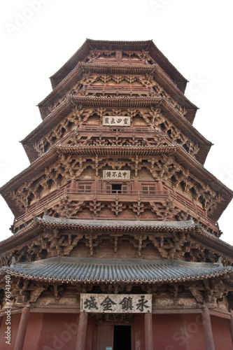 yingxian wooden temple, Shanxi, China