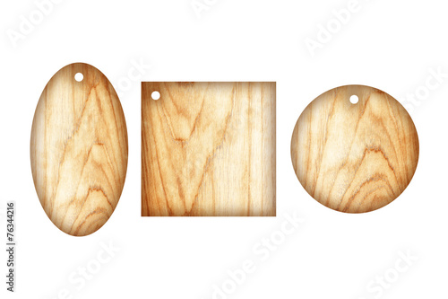 Wood collection isolated on white background