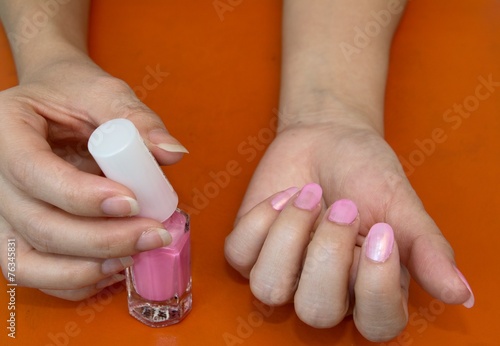 Nail polish. photo