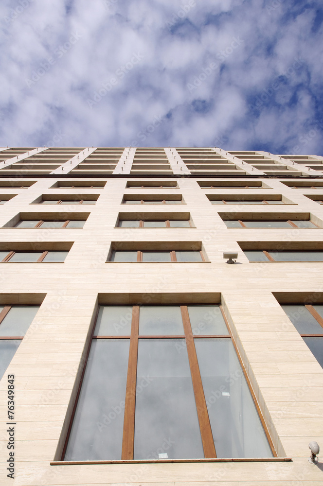 Modern new office building in the sky Modern new office building in the sky