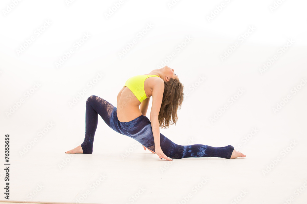 girl doing exercise girl doing exercise