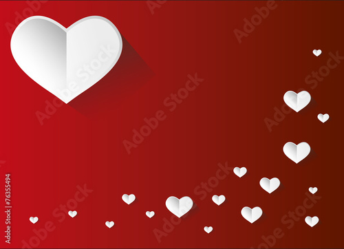 valentineBackground flatHearts - jagged version