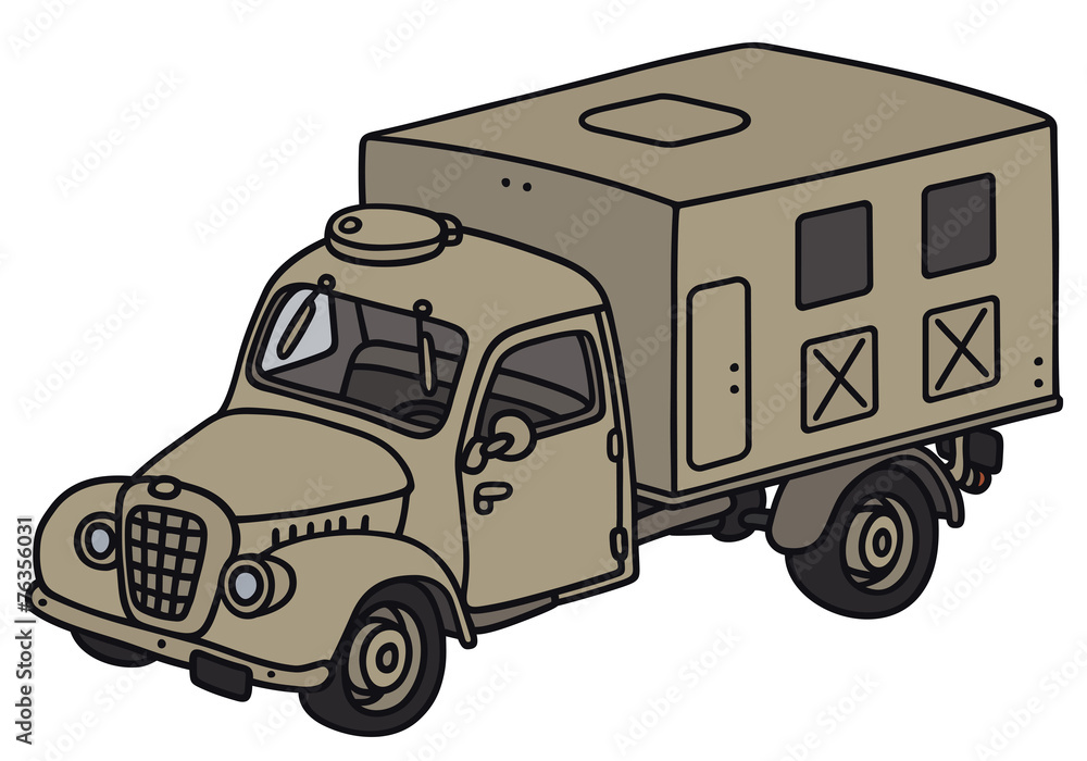 Old military truck - not a real model