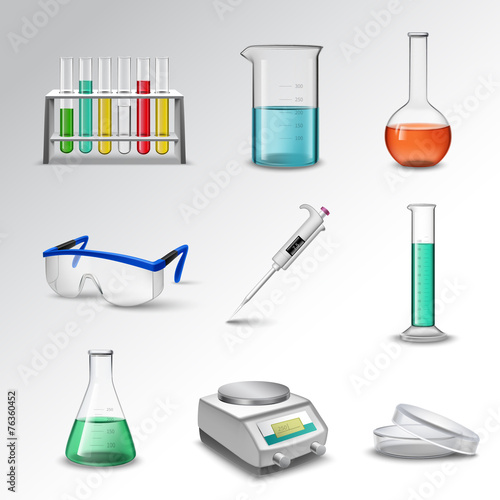 Laboratory Equipment Icons