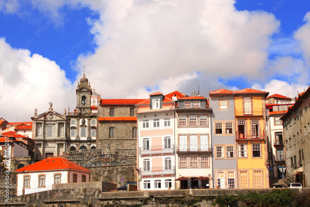 Old houses in Porto, Portugal
