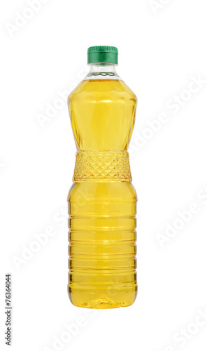 A bottle of Palm kernel Cooking Oil, isolated on white backgroun