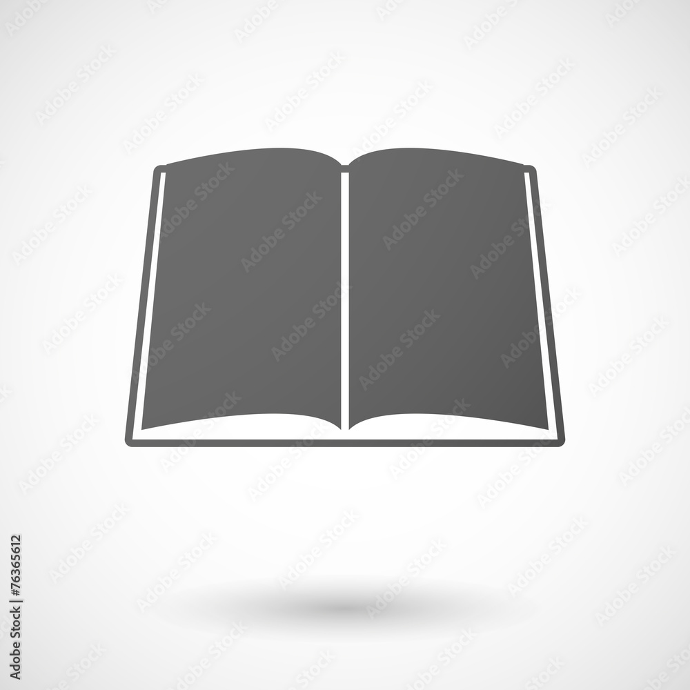 book  icon on white background