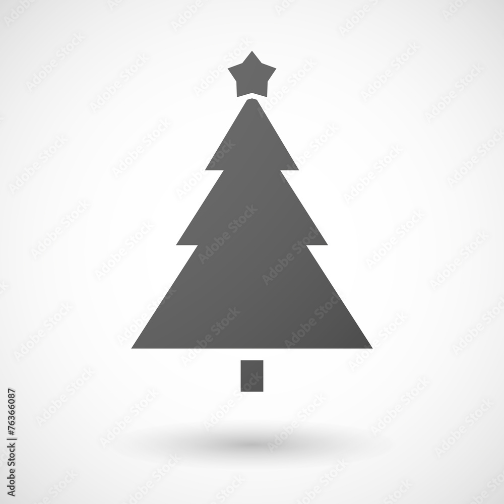 christmas tree icon on white background christmas tree icon on white background