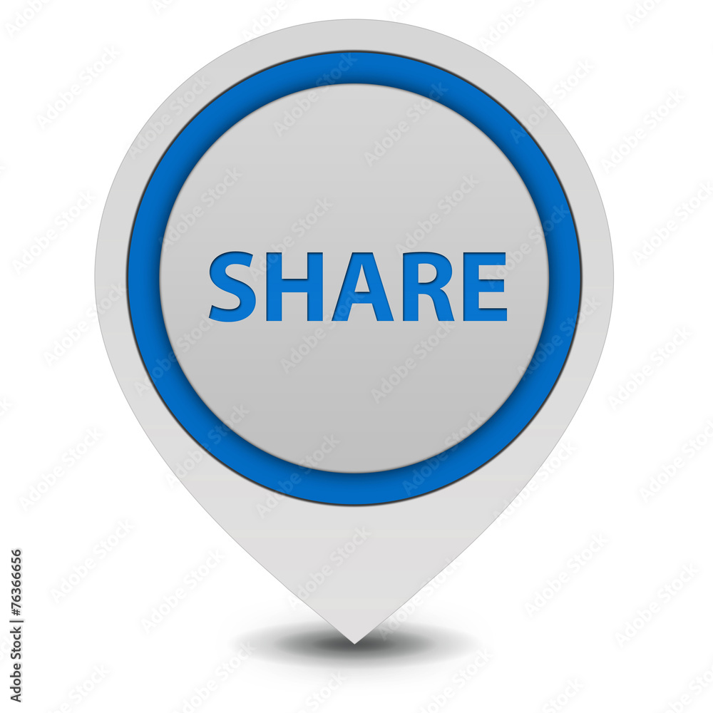 share pointer icon on white background share pointer icon on white background
