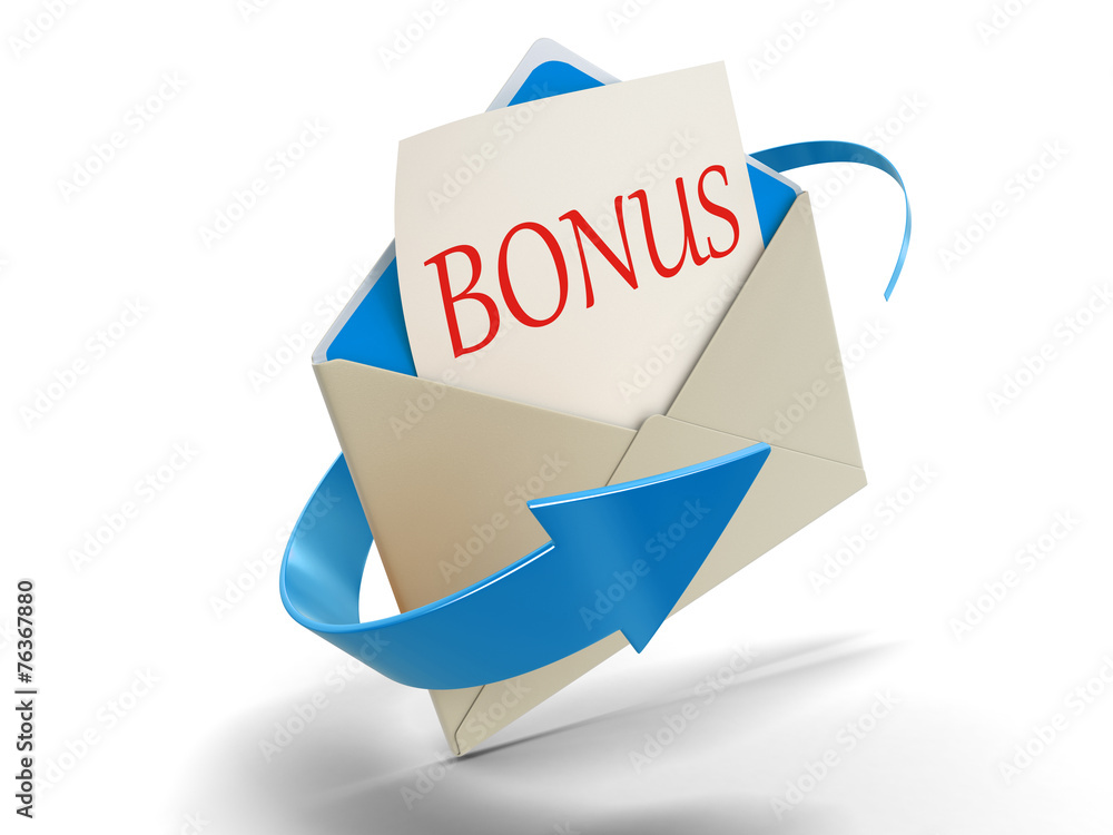 Letter Bonus (clipping path included) Letter Bonus (clipping path included)