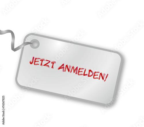 Schild jetzt anmelden