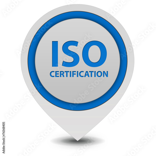 Iso certification pointer icon on white background Free Download Iso certification pointer icon on white background - GFXLoad