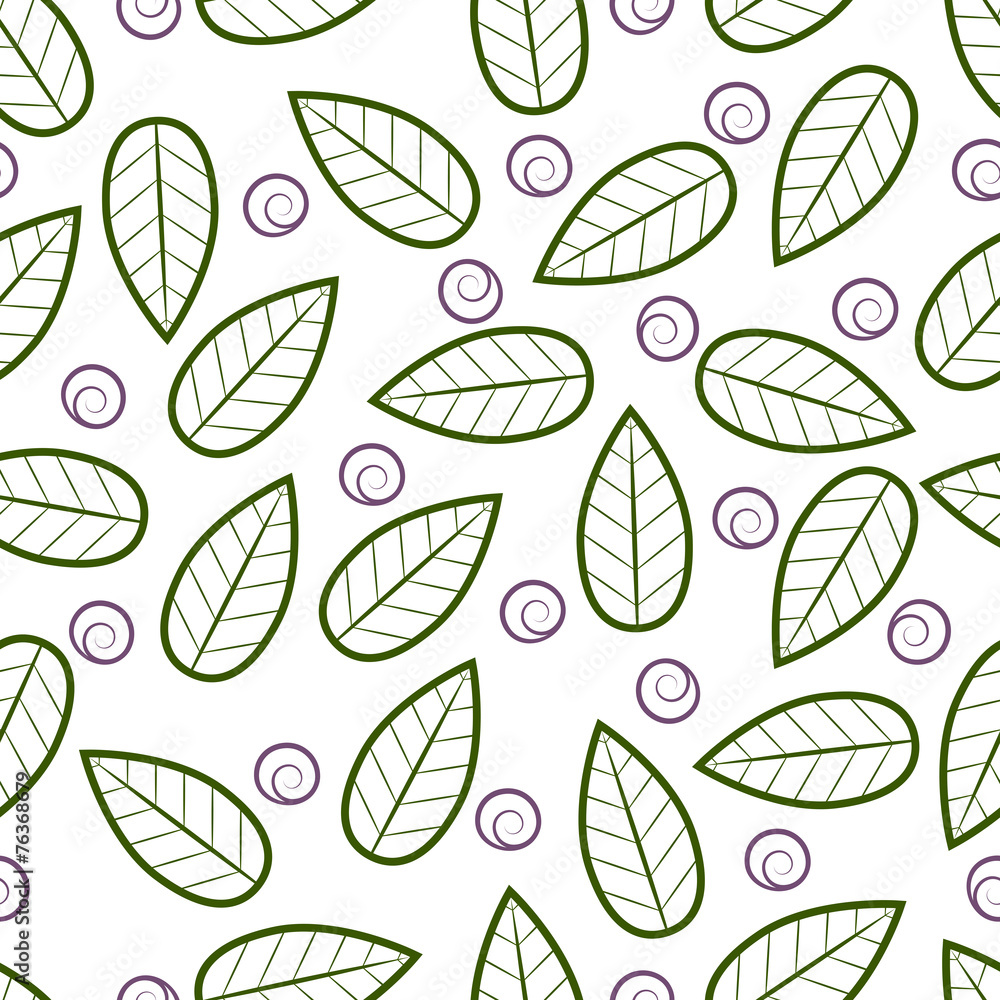 Texture with abstract leafs Texture with abstract leafs