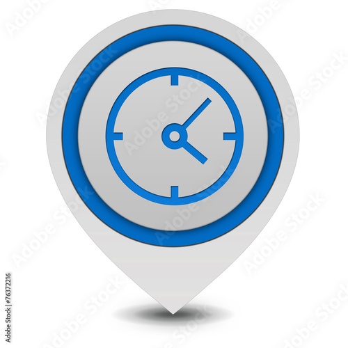 Free Download Clock pointer icon on white background - GFXLoad