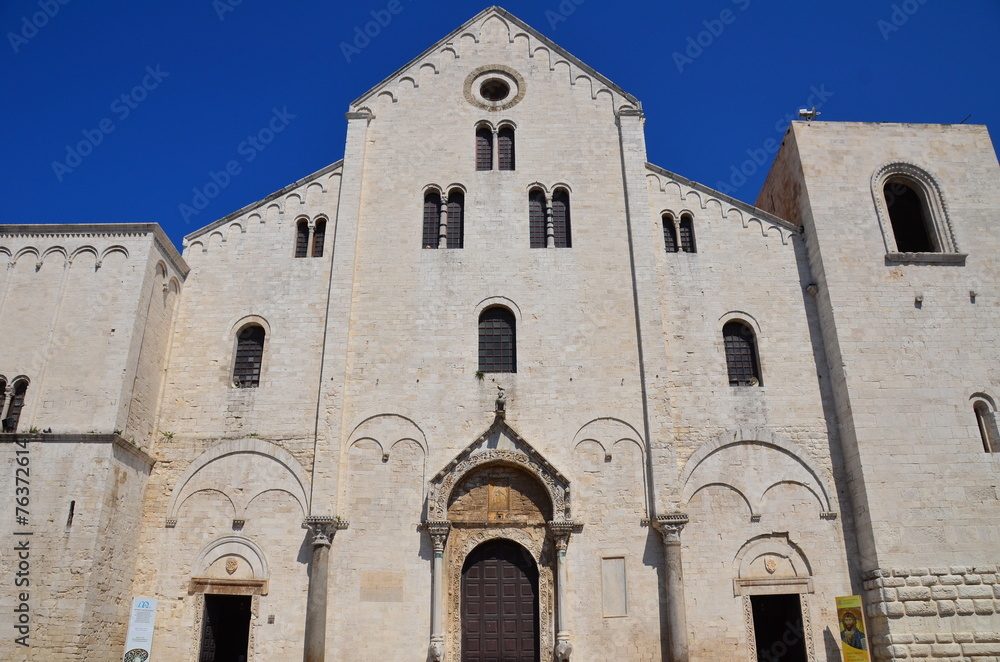 Basilica of Saint Nicholas front façade (Bari)