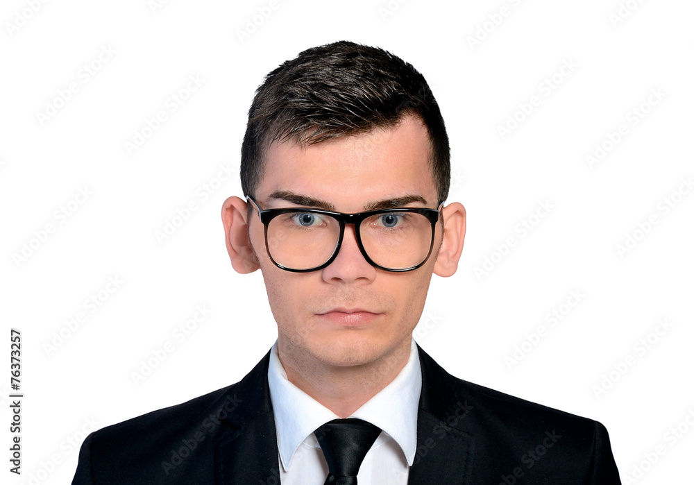 Business man with eyglasses Business man with eyglasses