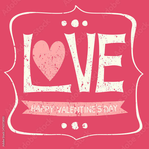 Valentine's Day Vintage Card