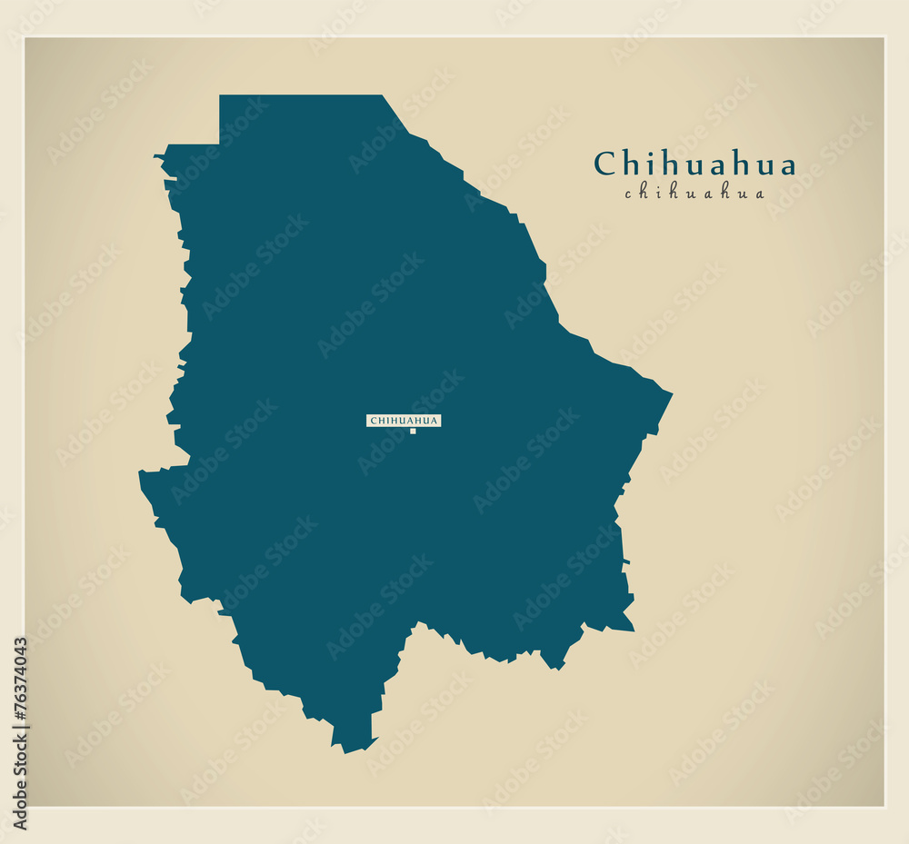 Modern Map - Chihuahua MX