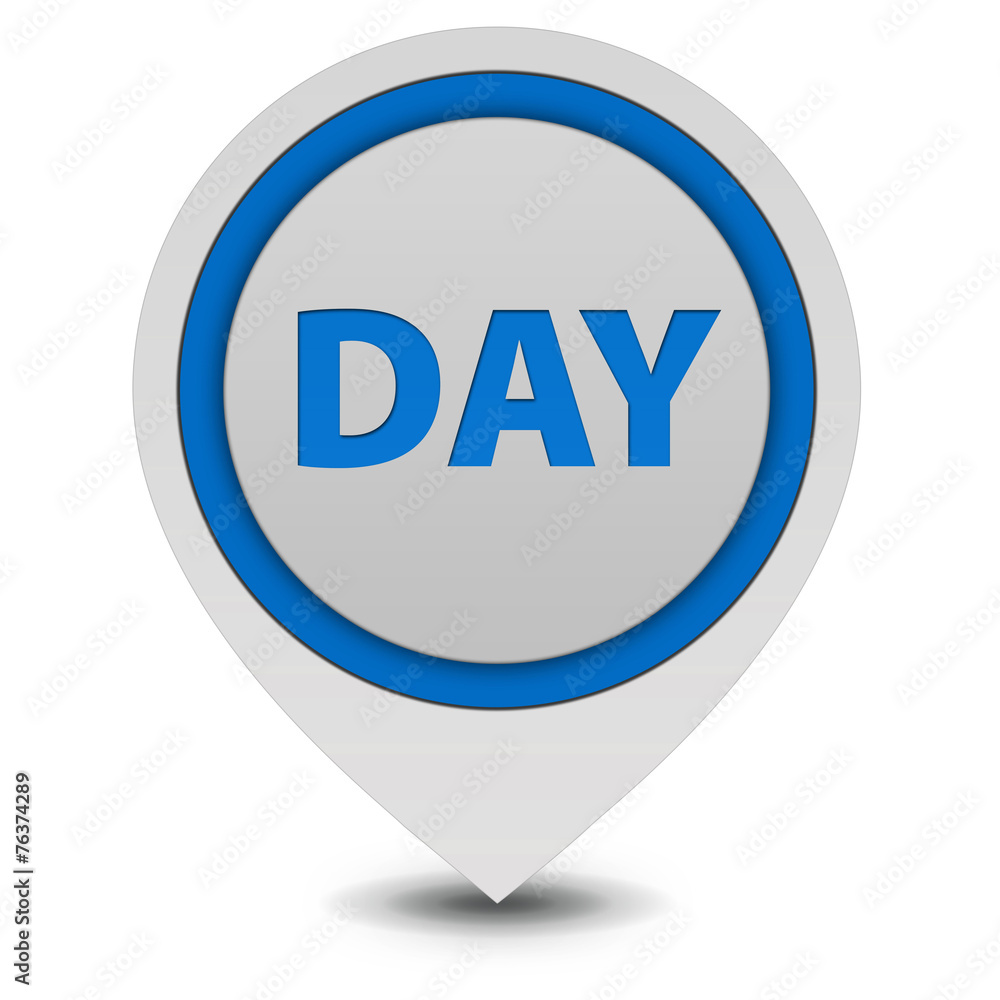 Day pointer icon on white background Day pointer icon on white background